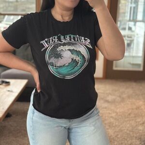 Kendall & Kylie Black Graphic Tee